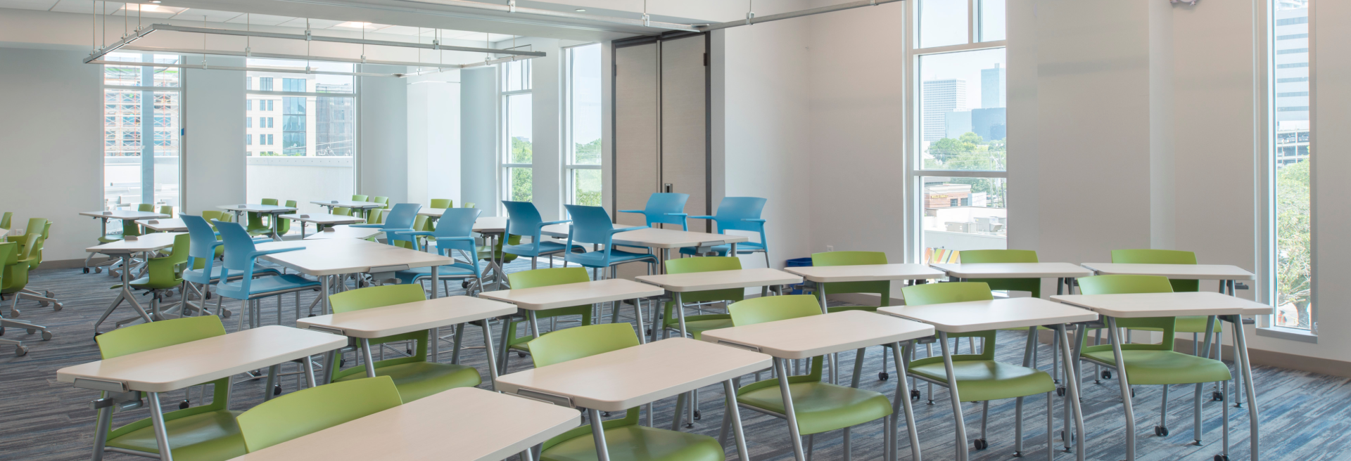 River Oaks Baptist School interior by Steelcase.