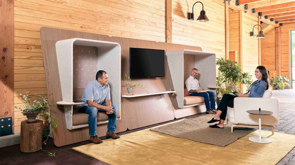 LeanTo Cosima Strap space division lounge OFS workstation