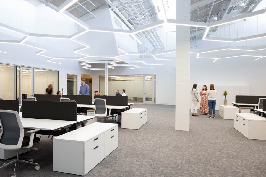 Workstations in Texas Medical Center lab