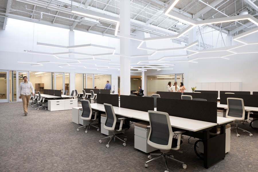 Workstations in Texas Medical Center lab